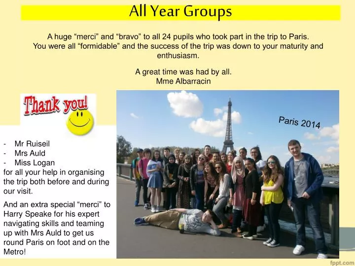 all year groups