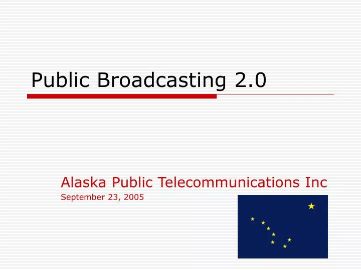 public broadcasting 2 0