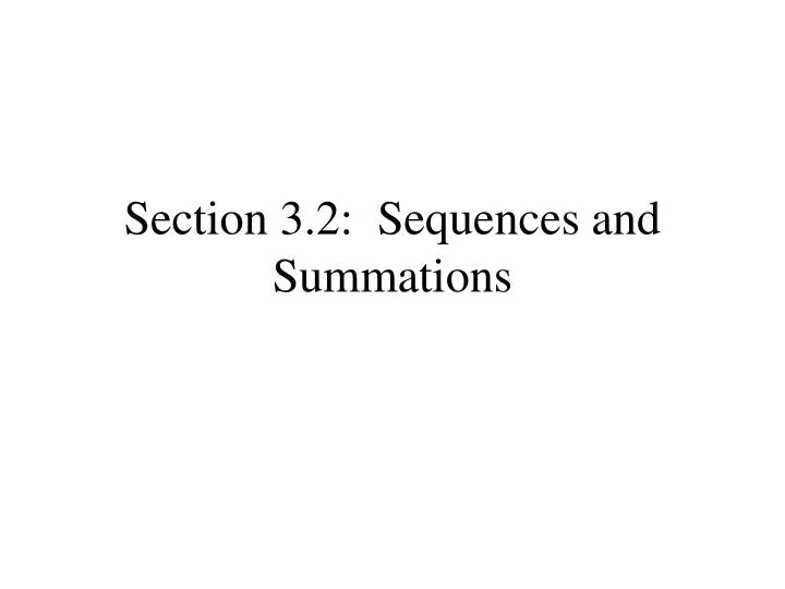 section 3 2 sequences and summations