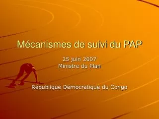 m canismes de suivi du pap