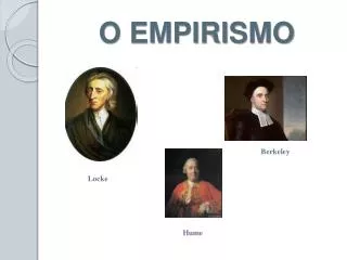 o empirismo