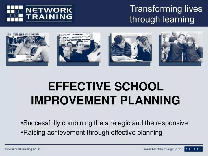 effective school improvement planning