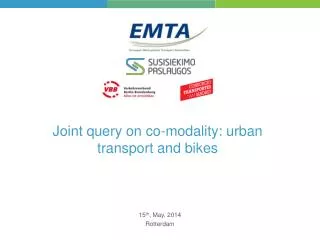 Joint query on co-modality: urban transport and bikes