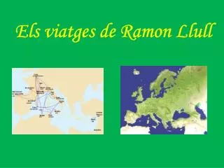 els viatges de ramon llull