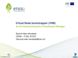 Virtual Node bootstrapper (VNB)