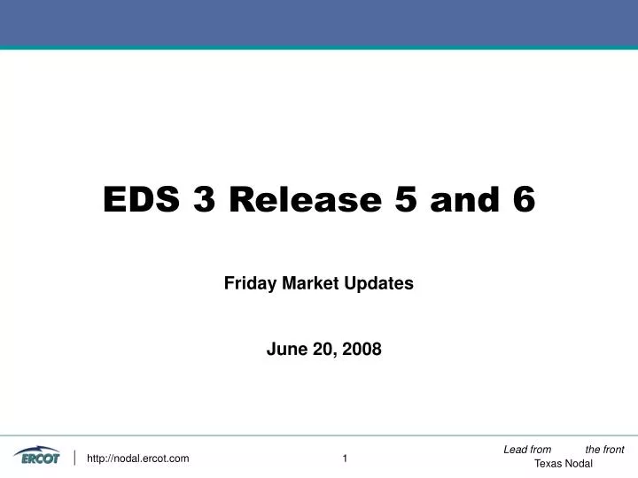 eds 3 release 5 and 6