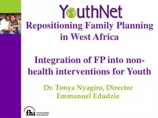 Repositioning Family Planning in West Africa