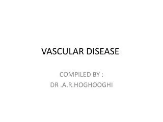 vascular disease