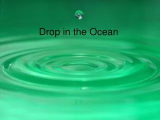 drop in the ocean
