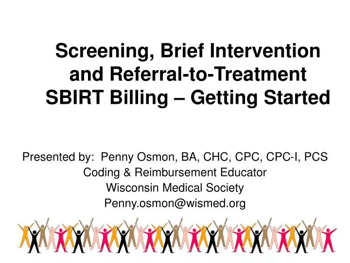 screening brief intervention and referral to treatment sbirt billing getting started