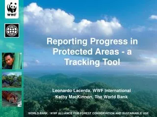 Reporting Progress in Protected Areas - a Tracking Tool