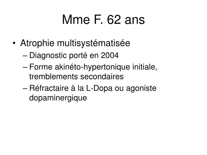 mme f 62 ans