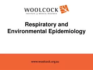 Respiratory and Environmental Epidemiology