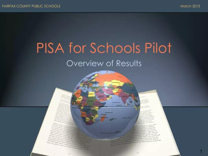pisa for schools pilot