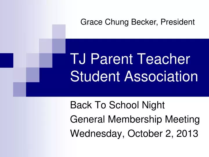 tj parent teacher student association