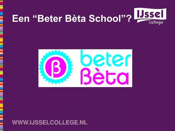 een beter b ta school