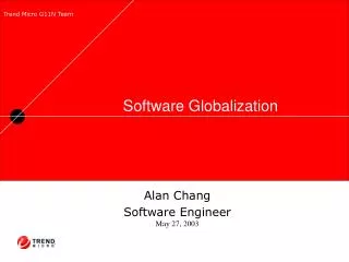 Software Globalization