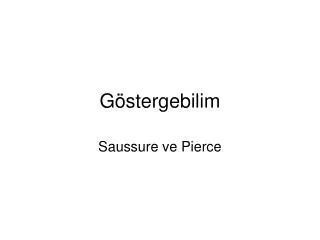 g stergebilim