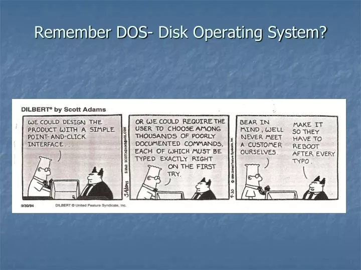 remember dos disk operating system