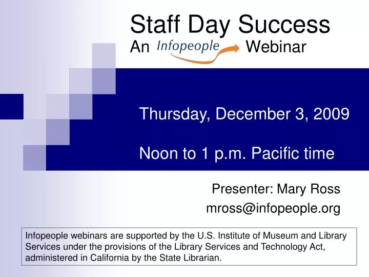 staff day success an webinar