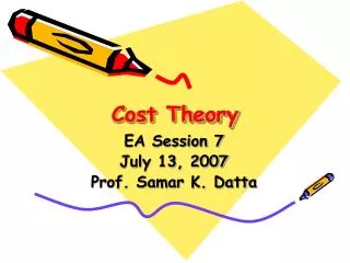 Cost Theory