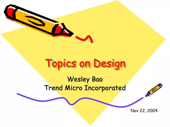topics on design