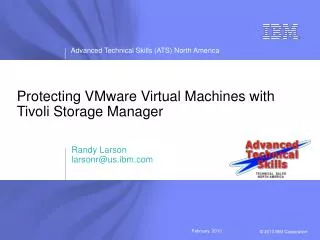 Protecting VMware Virtual Machines with Tivoli Storage Manager