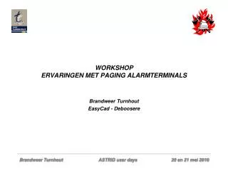 workshop ervaringen met paging alarmterminals