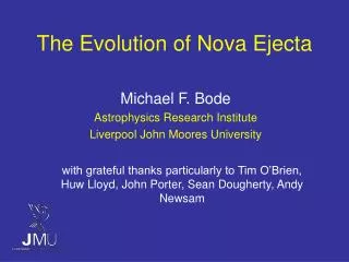 The Evolution of Nova Ejecta