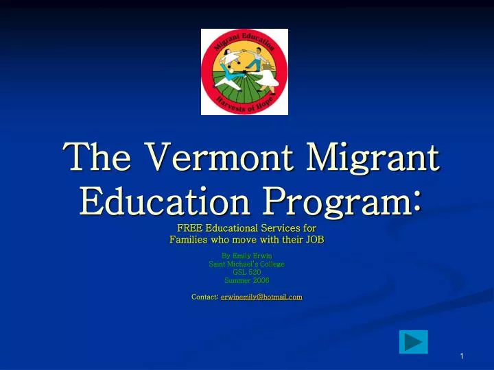 the vermont migrant education program