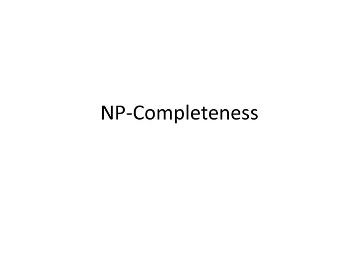np completeness
