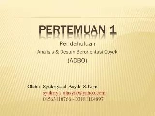 PPT - Pertemuan 1 ( Struktur Dasar Komputer ) PowerPoint Presentation ...