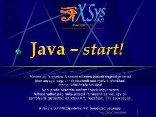 java start