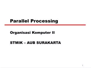 parallel processing