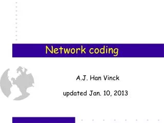 Network coding