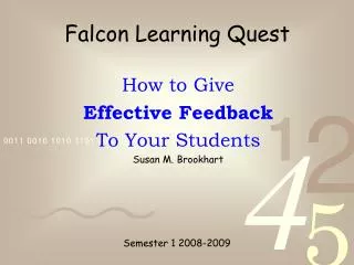 Falcon Learning Quest