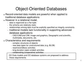 Object-Oriented Databases