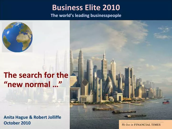 business elite 2010 the world s leading businesspeople