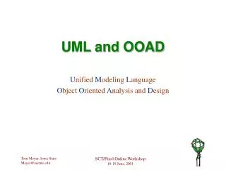 UML and OOAD