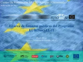 el rea de finanzas p blicas del programa eurosocial ii roc o mena agencia tributaria de espa a aeat