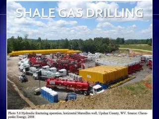 SHALE GAS DRILLING