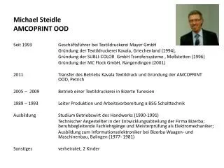 michael steidle amcoprint ood