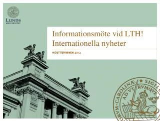 informationsm te vid lth internationella nyheter