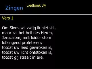 zingen