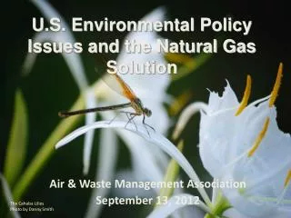 Air &amp; Waste Management Association September 13, 2012