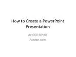 How to Create a PowerPoint Presentation - slide 1
