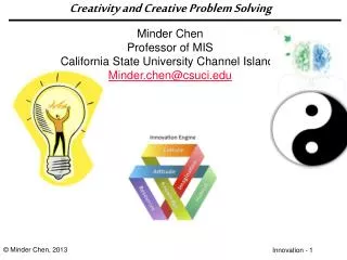 Creativity and Creative Problem Solving