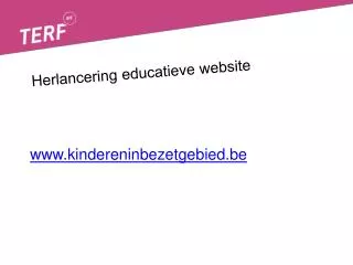 herlancering educatieve website