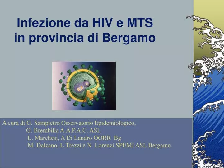infezione da hiv e mts in provincia di bergamo