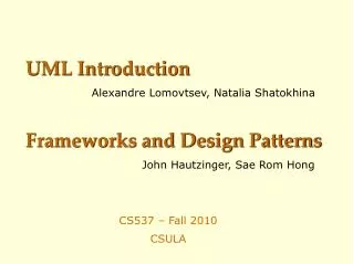 UML Introduction